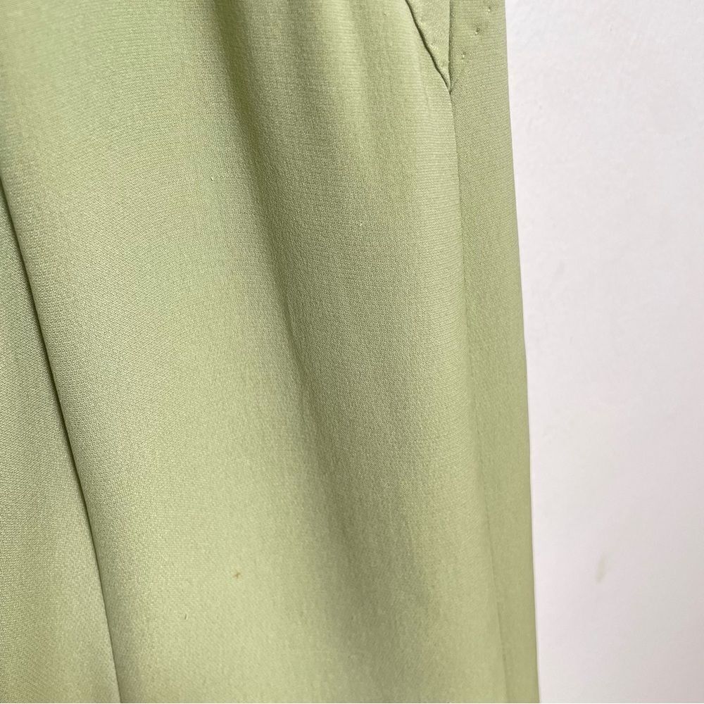 RENA LANGE Y2K Sleeveless Midi Silk Dress Floral Sequins Fairy Ethereal Formal - Picture 9 of 17